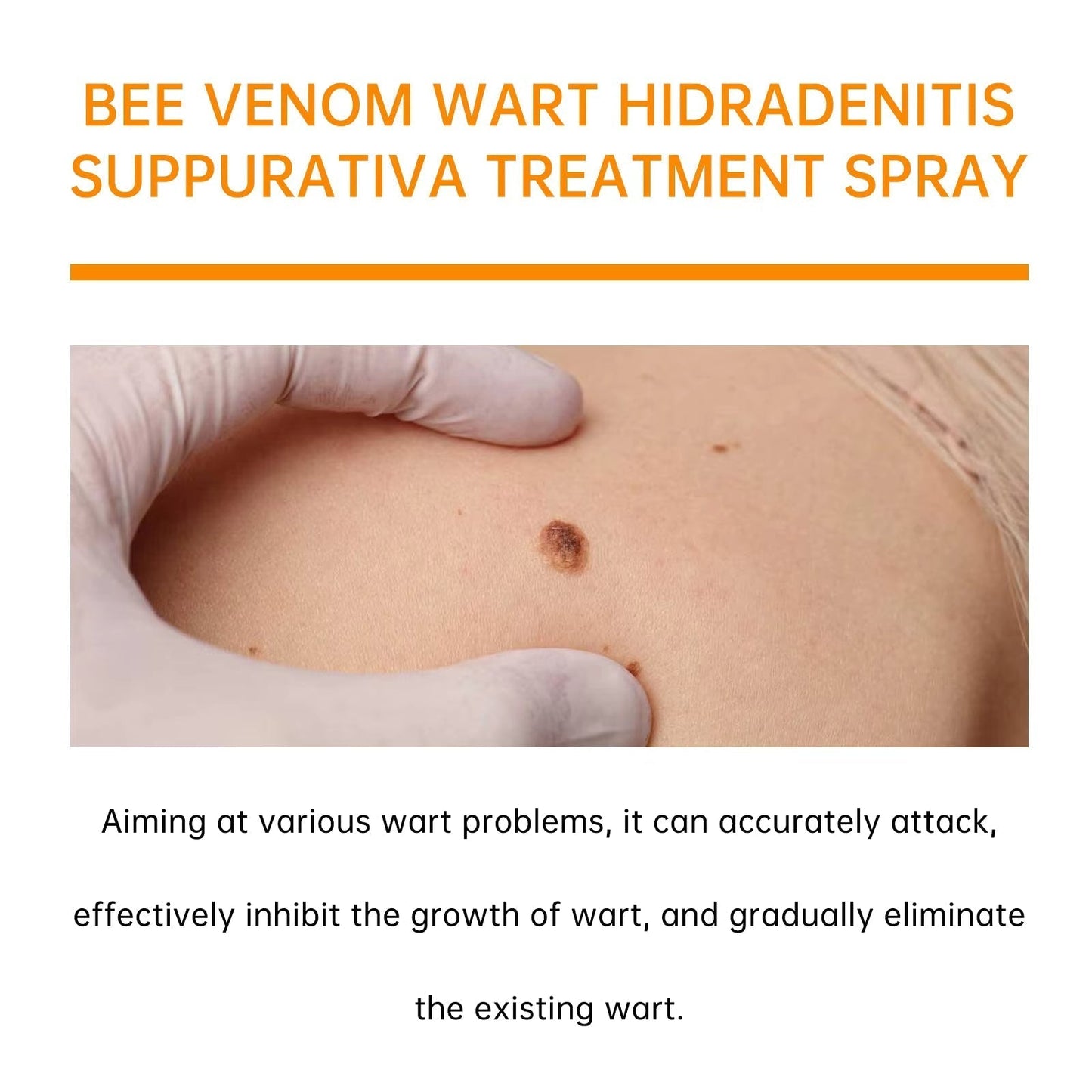 Tag Recede Bee Venom Repair Spray – Advanced Skin Tag & Wart Care | Natural Bee Venom Skin Repair Spray for Smooth Healthy Skin