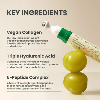Vegan Collagen Eye Serum – Target Wrinkles, Puffiness &amp; Dark Circles Souq Al Riyad