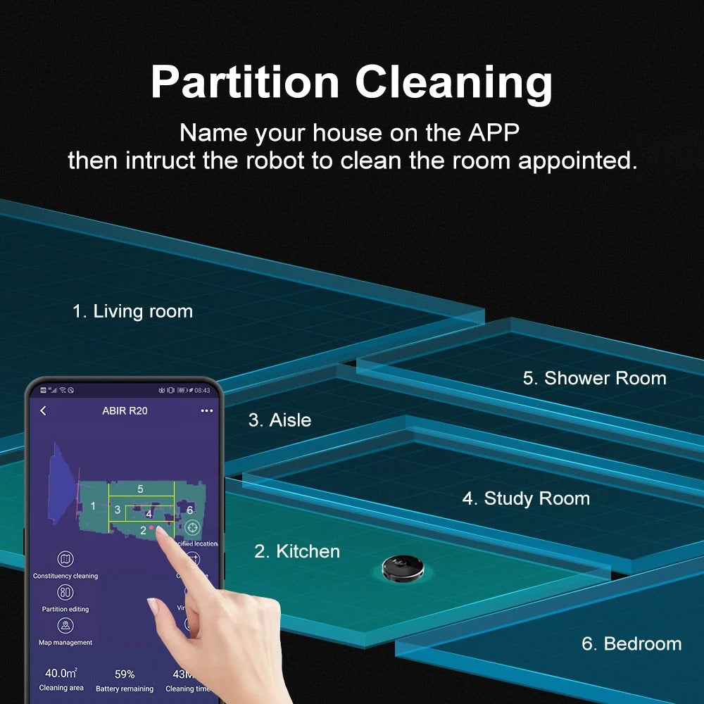 X8 Robot Vacuum Cleaner ,Laser System Souq Al Riyad